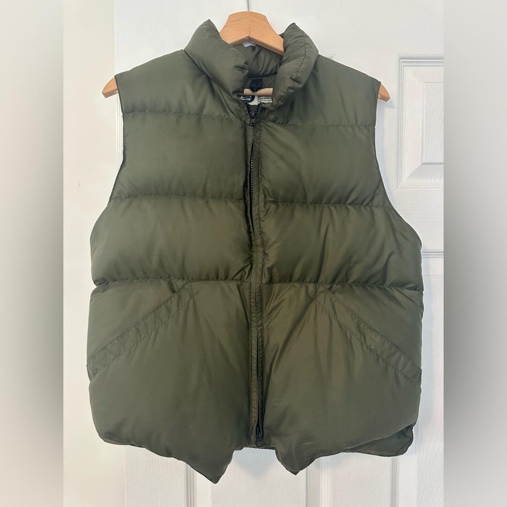 Original Crescent Down Works Olive Green Men's Northwest Vest